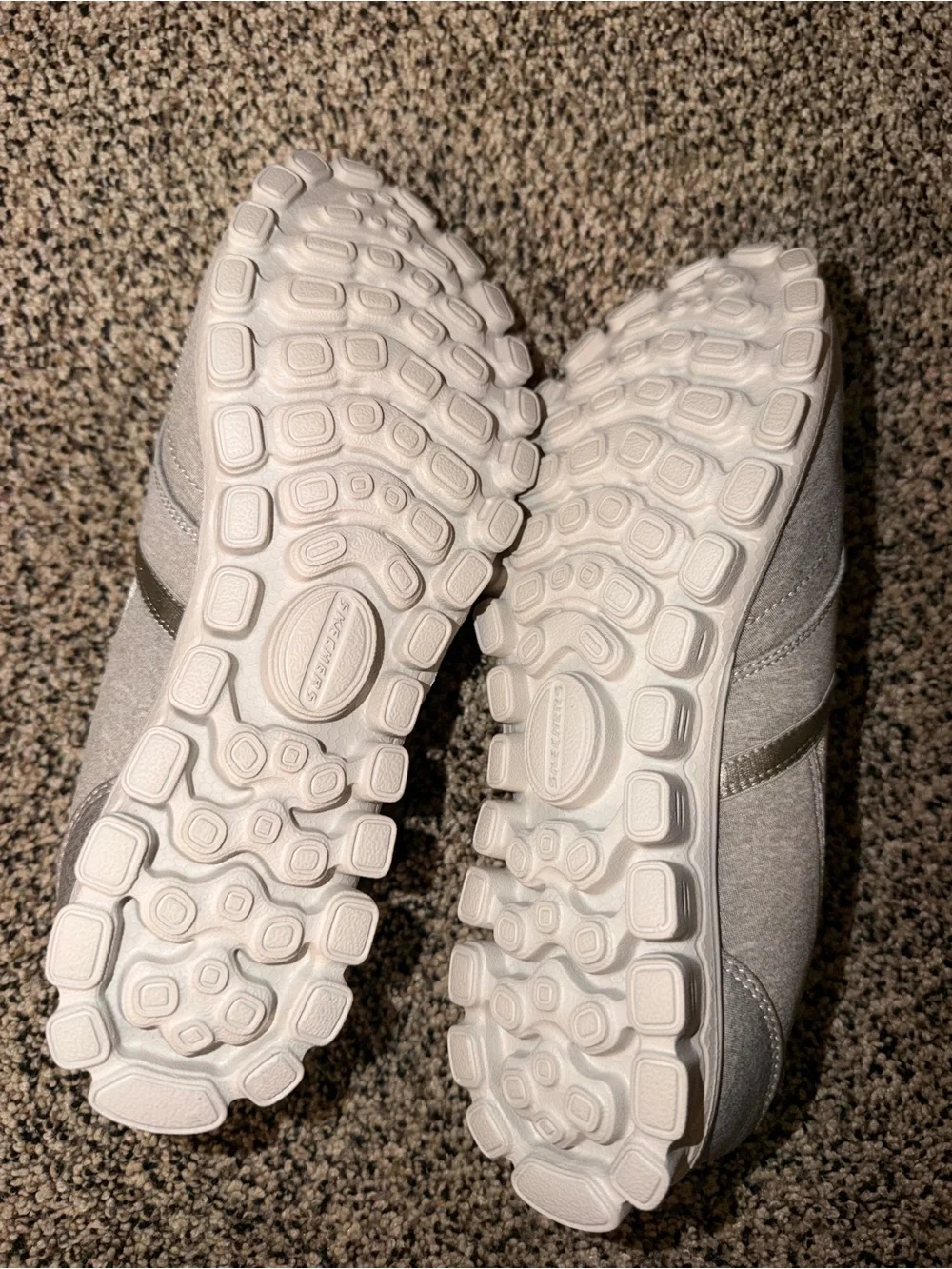 Skechers Light Gray Slip-On Moccasin